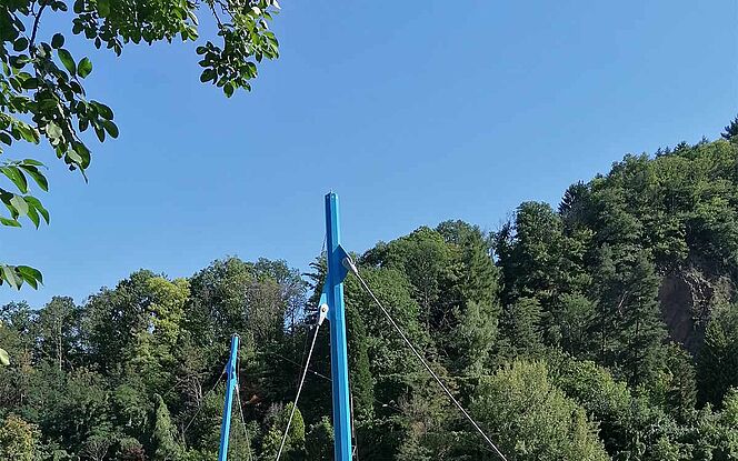 Radwegbrücke über die Murg bei Weisenbach