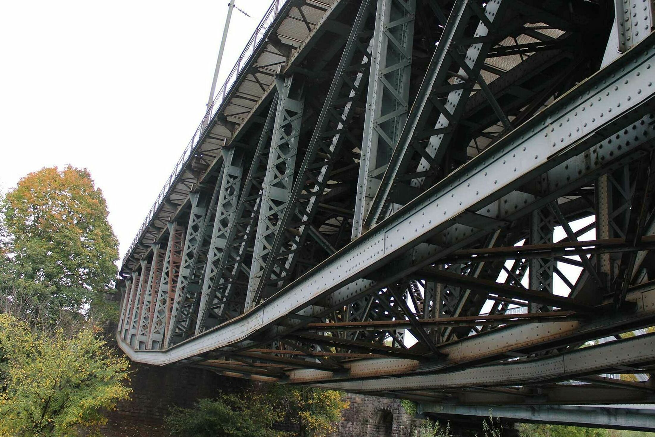 Historische Eisenbahnbrücke Basel